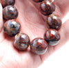 15-16MM Red Brown Pietersite Gemstone Grade A Round Loose Beads 8 inch Half Strand (80003247-A82)