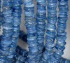 8-10MM Kyanite Gemstone Rondelle Slice Loose Beads 15.5 inch Full Strand (80003248-A3)