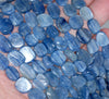 8x6-12x10MM Kyanite Gemstone Pebble Chip Loose Beads 16 inch (80003249-A3)