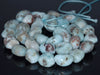 14x8MM Larimar Gemstone Pebble Nugget Granule Loose Beads 16.5 inch Full Strand (80003262-A1)