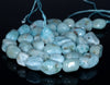 11x9MM Larimar Gemstone Grade AA Pebble Nugget Granule Loose Beads 15.5 inch Full Strand (80003264-A1)