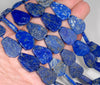 20X16MM Natural Lapis Lazuli Gemstone Grade A Slice Teardrop Loose Beads 15.5 inch Full Strand (80003279-B90)