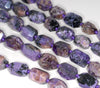 18X13MM Chaorite Gemstone Faceted Nugget Loose Beads 7.5 inch Half Strand (80003282-B90)