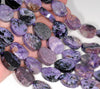 19X14-18X13MM Chaorite Gemstone Slice Teardrop Loose Beads 7 inch Half Strand (80003283-B90)