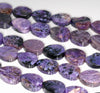 19X14-18X13MM Chaorite Gemstone Slice Teardrop Loose Beads 7 inch Half Strand (80003283-B90)