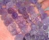 20X17-14X7MM Light Lavender Amethyst Gemstone Faceted Nugget Loose Beads 7.5 inch Half Strand (80003288-B90)