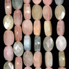 8X10MM Morganite Gemstone Faceted Oval Loose Beads 15.5 inch Full Strand (80003293-B92)