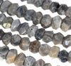 20X12-18X12MM Labradorite Gemstone Faceted Nugget Loose Beads 7.5 inch Half Strand (80003318-B91)