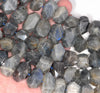 20X12-18X12MM Labradorite Gemstone Faceted Nugget Loose Beads 7.5 inch Half Strand (80003318-B91)