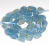 9X6MM Blue Calcite Gemstone Grade AAA Faceted Nugget Loose Beads 8 inch Half Strand (80003329-B89)