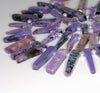 36X6-12X6MM Chaorite Gemstone Grade AA Graduated Stick Loose Beads 17 inch Full Strand (80003342-B88)