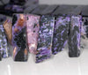 45X13-20X10MM Chaorite Gemstone Graduated Stick Loose Beads 16 inch Full Strand (80003346-B88)