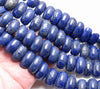 23X11MM Natural Lapis Lazuli Gemstone Grade A Double Drill Bracelet Loose Beads 7.5 inch Half Strand (80003360-B86)