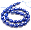 14X10MM Natural Lapis Lazuli Gemstone Grade A Teardrop Loose Beads 7.5 inch Half Strand (80003362-B86)