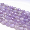 19X12-15X10MM Smooth Lavender Amethyst Gemstone Grade AA Pebble Loose Beads 15.5 inch Full Strand (80003364-B87)