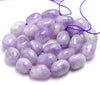 19X12-15X10MM Smooth Lavender Amethyst Gemstone Grade AA Pebble Loose Beads 15.5 inch Full Strand (80003364-B87)