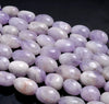 18X14-15X11MM Smooth Lavender Amethyst Gemstone Grade AB Pebble Loose Beads 15.5 inch Full Strand (80003366-B87)