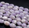 23X15-17X12MM Smooth Lavender Amethyst Gemstone Grade AB Pebble Loose Beads 15.5 inch Full Strand (80003370-B87)