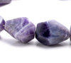 33X24-22X20MM Amethyst Gemstone Faceted Nugget Loose Beads (80003375-B87)