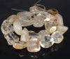 23X19-14X13MM Natural Citrine Gemstone Nugget Pebble Loose Beads 15 inch Full Strand (80003377-B85)