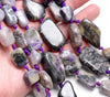 43X34-12X8MM Chaorite Gemstone Graduated Nugget Loose Beads 15.5 inch Full Strand (80003388-B85)