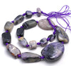 43X34-12X8MM Chaorite Gemstone Graduated Nugget Loose Beads 15.5 inch Full Strand (80003388-B85)