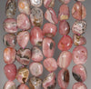 8-9MM Rhodochrosite Gemstone Pebble Nugget Granule Loose Beads 15.5 inch Full Strand (80003392-A61)