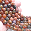 11MM Natural Yellow Orange Agate Gemstone Grade AAA Round Loose Beads 7.5 inch Half Strand (80003427-A84)