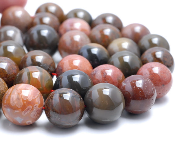 14MM Natural Yellow Orange Agate Gemstone Grade AAA Round Loose Beads 7.5 inch Half Strand (80003433-A84)