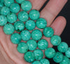 8MM Turquoise Green Jasper Gemstone Round Loose Beads 15.5 inch Full Strand (80003438-A85)