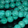 8MM Turquoise Green Jasper Gemstone Round Loose Beads 15.5 inch Full Strand (80003438-A85)