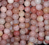 7-8MM Pink Opal Gemstone Grade A Round Loose Beads 7.5 inch Half Strand (80003458-A77)