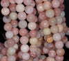 8-9MM Pink Opal Gemstone Grade A Round Loose Beads 7.5 inch Half Strand (80003459-A77)