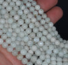 6MM Green Moonstone Gemstone Grade AB Round Loose Beads 15.5 inch Full Strand (80003468-A80)