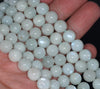 9MM Green Moonstone Gemstone Grade A Round Loose Beads 15 inch Full Strand (80003476-A80)