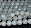 9-10MM Green Moonstone Gemstone Grade AAA Round Loose Beads 15 inch Full Strand (80003477-A80)