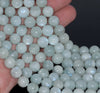 10-11MM Green Moonstone Gemstone Grade AA Round Loose Beads 7.5 inch Half Strand (80003482 H-A79)