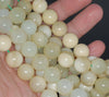 14MM Light Green Opal Gemstone Grade A Round Loose Beads 15.5 inch Full Strand (80003493-A86)