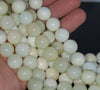 14MM Light Green Opal Gemstone Grade A Round Loose Beads 15.5 inch Full Strand (80003495-A86)