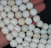 14MM White Green Opal Gemstone Grade AB Round Loose Beads 7.5 inch Half Strand (80003497 H-A86)