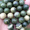 14MM Green Chrysoprase Gemstone Round Loose Beads 7.5 inch Half Strand (80003498-A86)