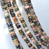 6X4-5X1MM Tourmaline Gemstone Rondelle Heishi Loose Beads 7.5 inch Half Strand (80003507 H-A157)