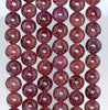 6MM Cat Eye Red Garnet Gemstone Grade AA Round Loose Beads 6.5 inch Half Strand (80003515-A161)