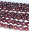 6MM Cat Eye Red Garnet Gemstone Grade AA Round Loose Beads 6.5 inch Half Strand (80003515-A161)