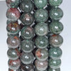 8MM Rare Dark Green Phantom Quartz Gemstone Grade AAA Round Loose Beads 7 inch Half Strand (80003529-A163)