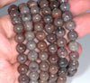 7MM Red Green Phantom Quartz Gemstone Grade A Round Loose Beads 7 inch Half Strand (80003543-A162)