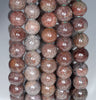 8-9MM Red Green Phantom Quartz Gemstone Grade A Round Loose Beads 7 inch Half Strand (80003546-A162)