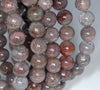 10MM Red Green Phantom Quartz Gemstone Grade A Round Loose Beads 7.5 inch Half Strand (80003549-A162)