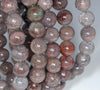 12MMM Red Green Phantom Quartz Gemstone Grade A Round Loose Beads 8 inch Half Strand (80003553-A162)