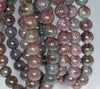 7MM Green Red Green Phantom Quartz Gemstone Grade AA Round Loose Beads 7 inch Half Strand (80003556-A162)